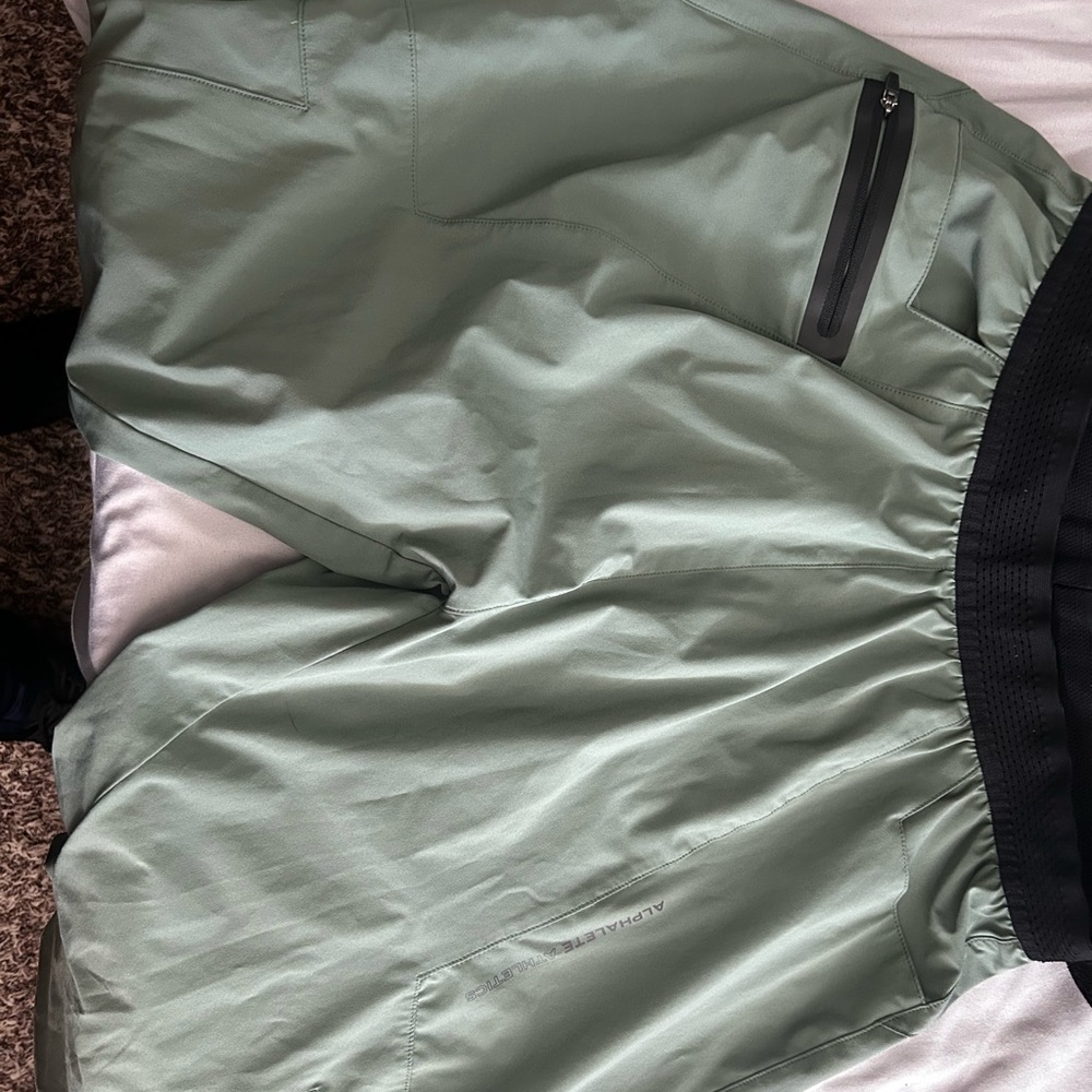 Alphalete Men's Sage Green Athletic Shorts